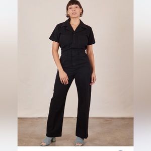 Big Bud Press Short Sleeve Jumpsuit in Black